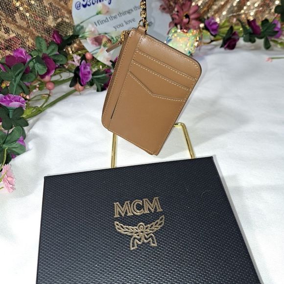 Authentic New MCM Tracy Zip Card Case in Spanish Leather - Picture 15 of 16